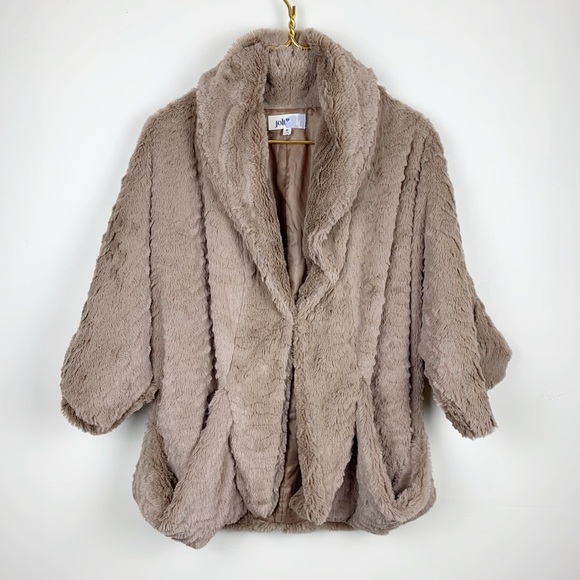 Jolt Oversized Fleece Teddy Swing Jacket